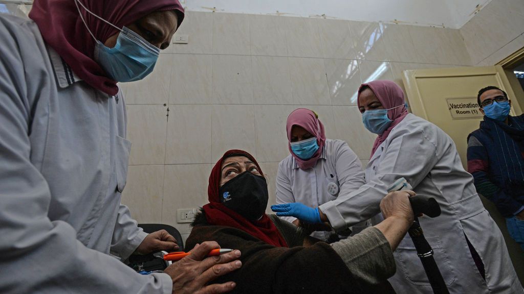Vacunación contra la covid en Egipto
