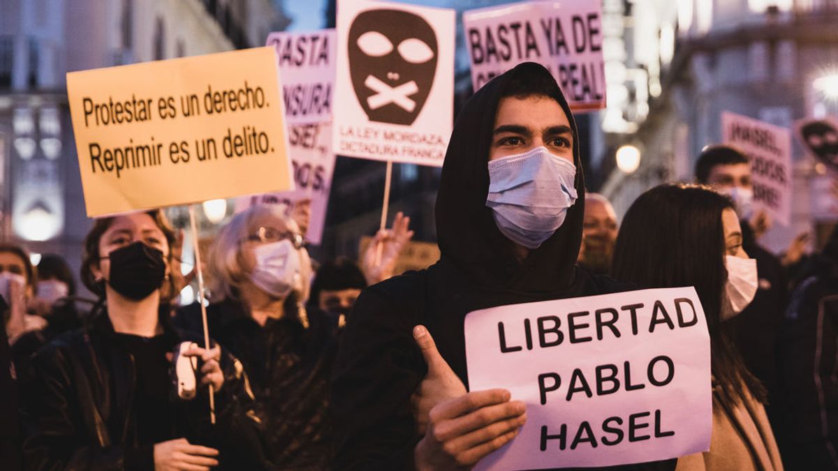 Madrid, en alerta por una manifestación por Hasel no comunicada a la Delegación de Gobierno