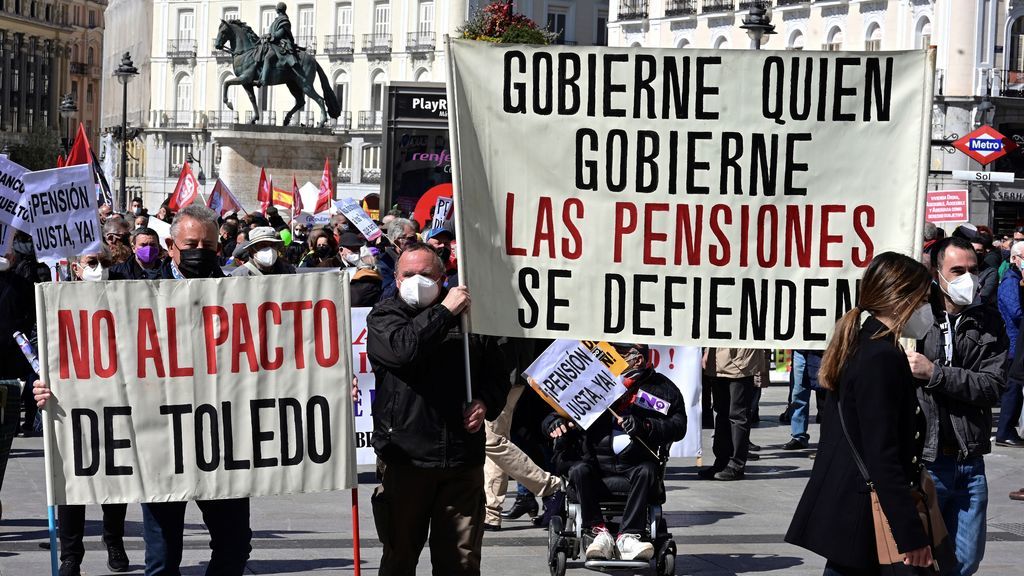Manifestación en defensa del Sistema Público de Pensiones