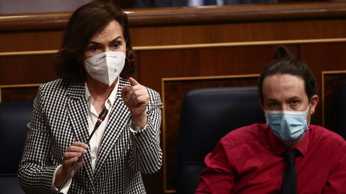 Calvo pide apoyo a los partidos para aprobar una ley contra la prostitución y la trata: "Sin prostitución no hay trata" Calvo pide apoyo a los partidos para aprobar una ley contra la prostitución y la trata: "Sin prostitución no hay trata"