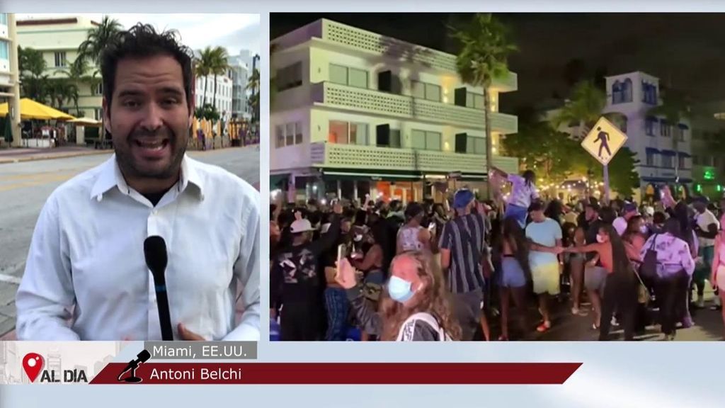 Cortan las vías a Miami Beach y declaran el toque de queda ante las masas incontrolables de turistas
