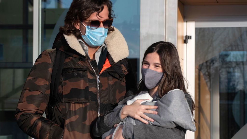 Así presentaron Feliciano López y Sandra Gago a su primer hijo