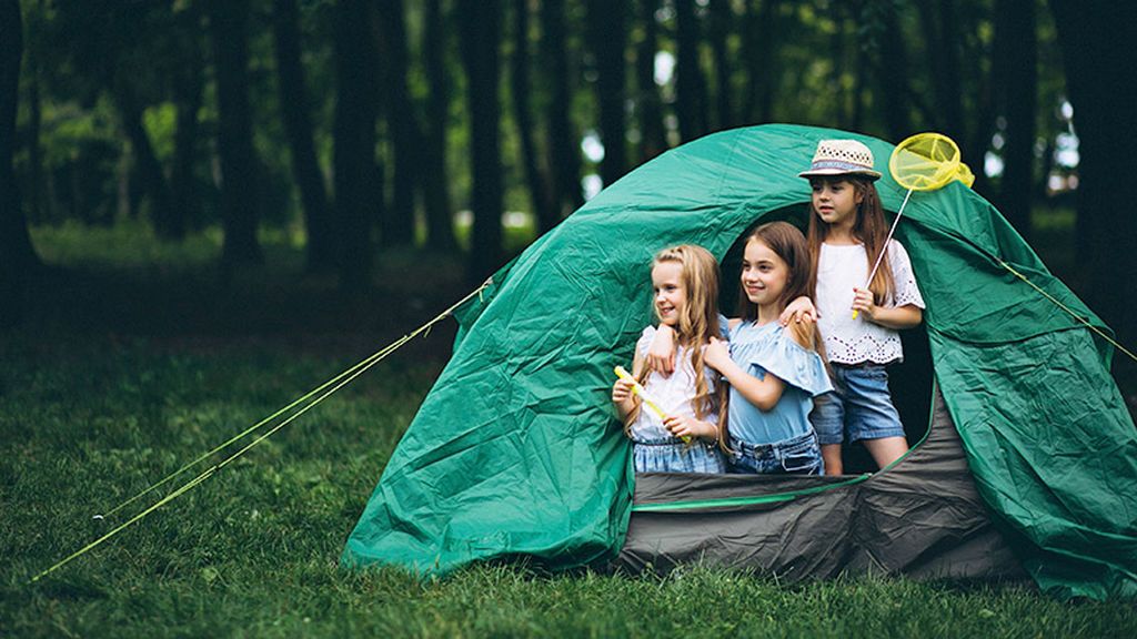 Así como pasar una noche de camping.