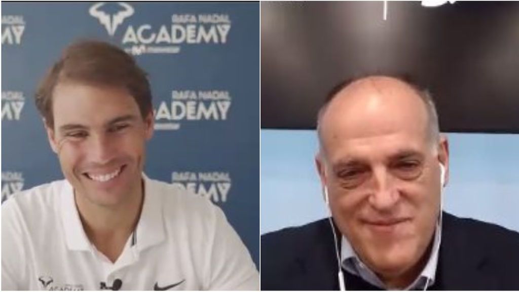 Rafa Nadal y Javier Tebas se unen "para exportar la marca España"