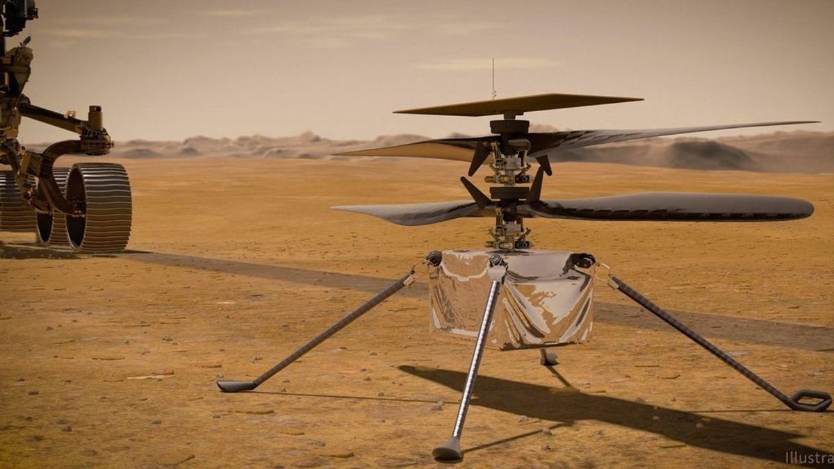 El helicóptero Ingenuity obtiene un primer vistazo de Marte: ¿cuándo estará listo para volar?