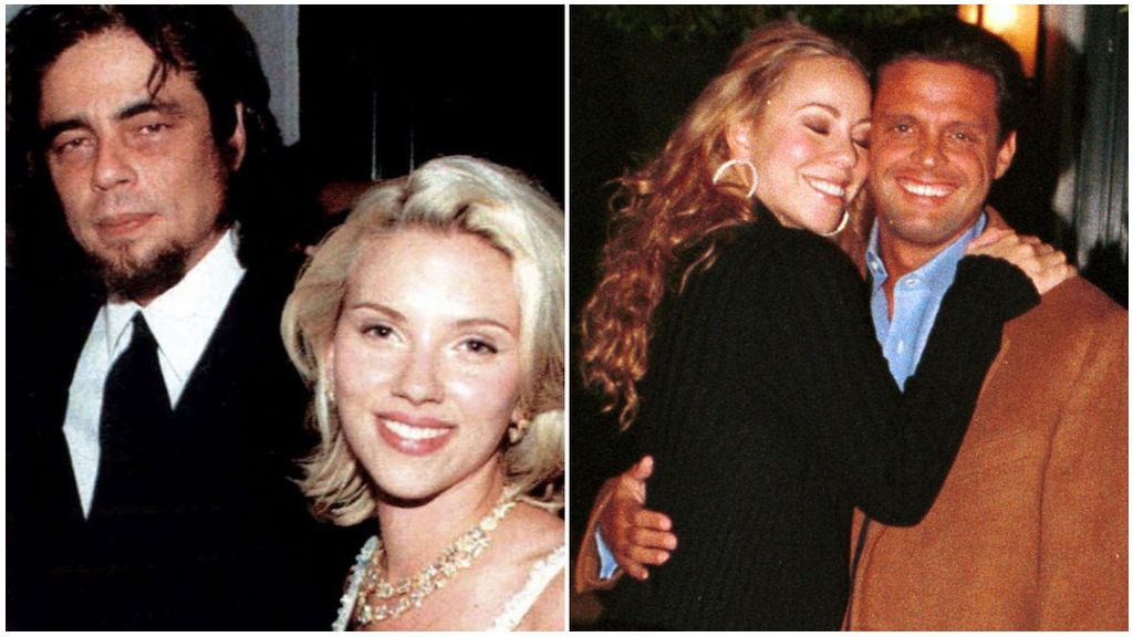 También, otra de las relaciones que más sorprendió fue la formada por Benicio del Toro y Scarlett Johansson o Luis Miguel y Mariah Carey.