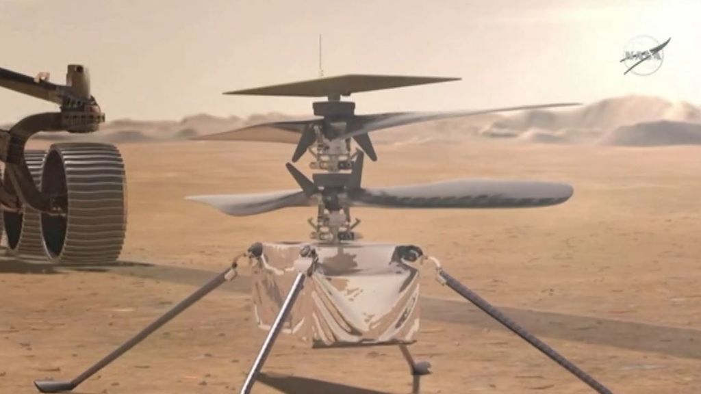 El helicóptero de la NASA , listo para sobrevolar Marte