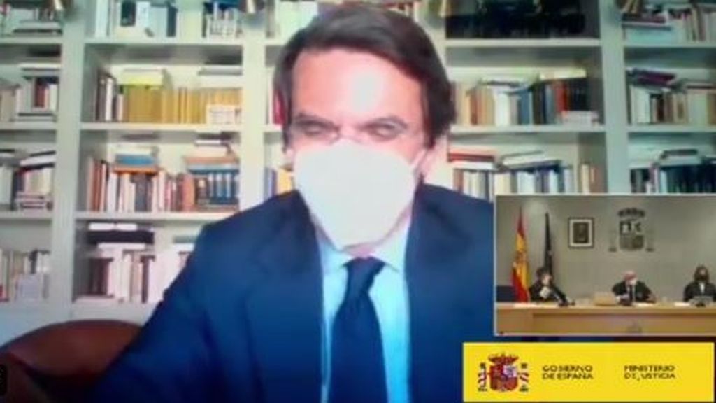Aznar niega la caja B del PP: "Ni la conocía, ni la conozco"