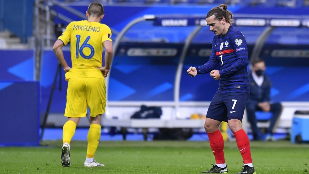 Griezmann adelanta a Francia con un golazo desde fuera del área (1-0)