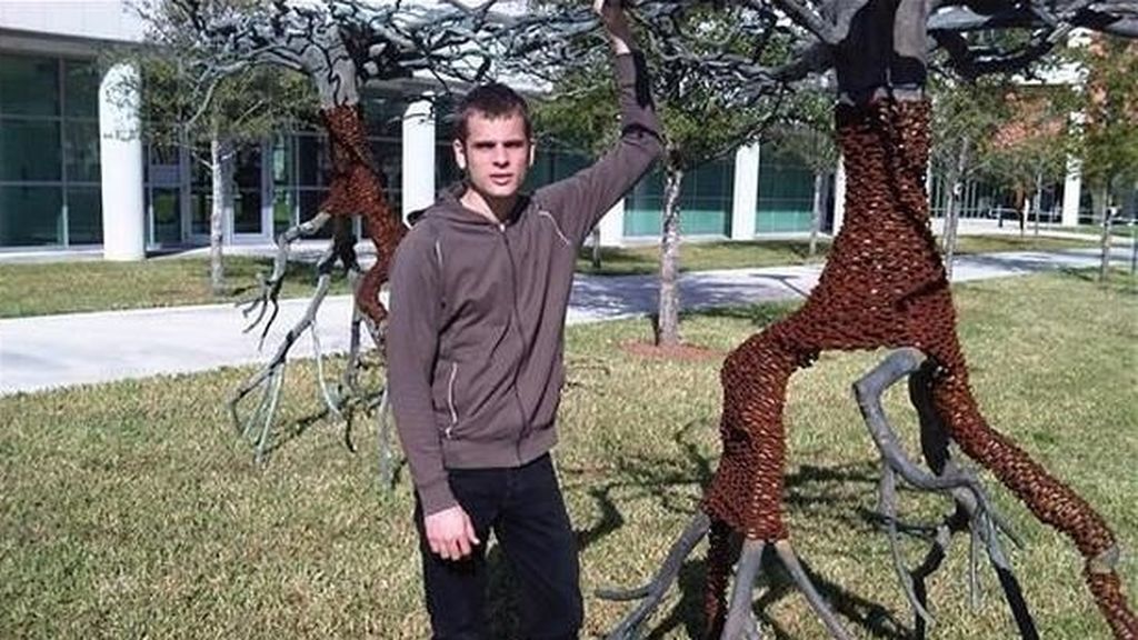 Rablaci en una de sus exposiciones en Miami