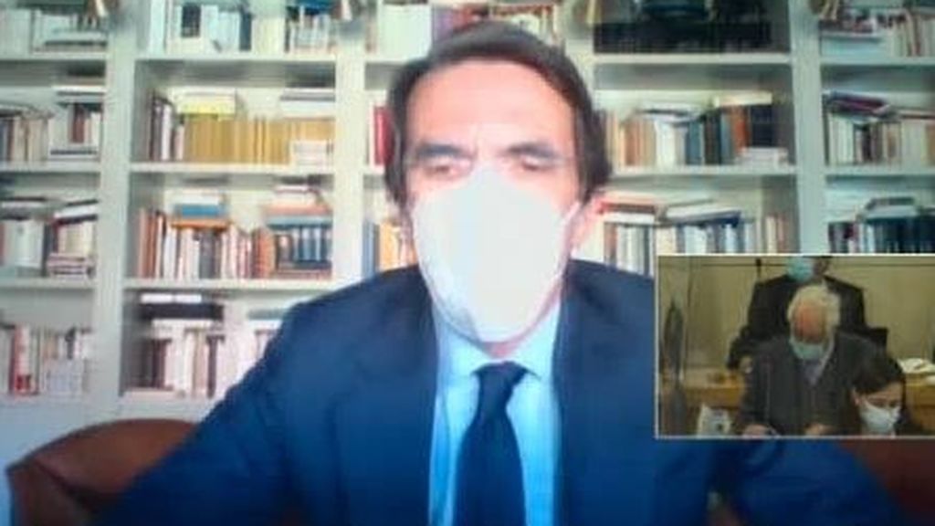 Aznar en el juicio de la caja b: "No he cobrado sobresueldos y no conocía ninguna contabilidad paralela"