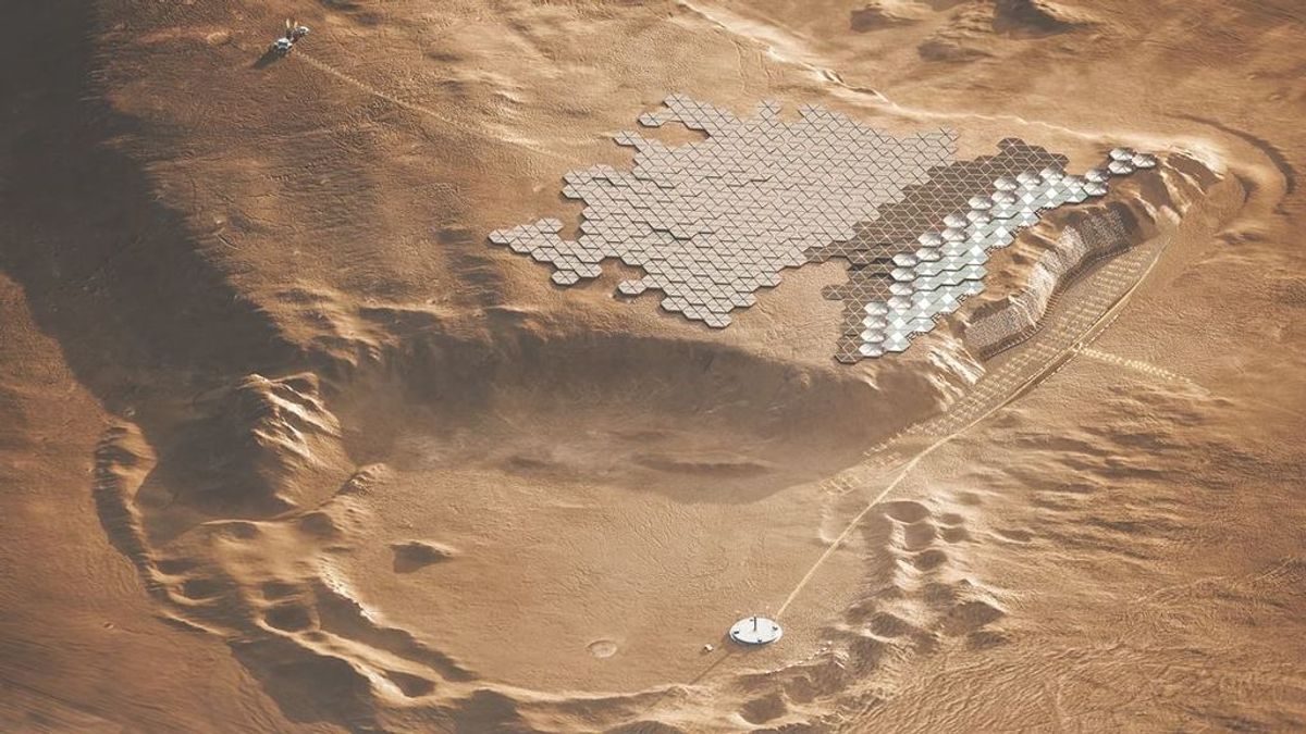 ¿Vivirías en otro planeta? Así podría ser la primera ciudad para humanos en Marte