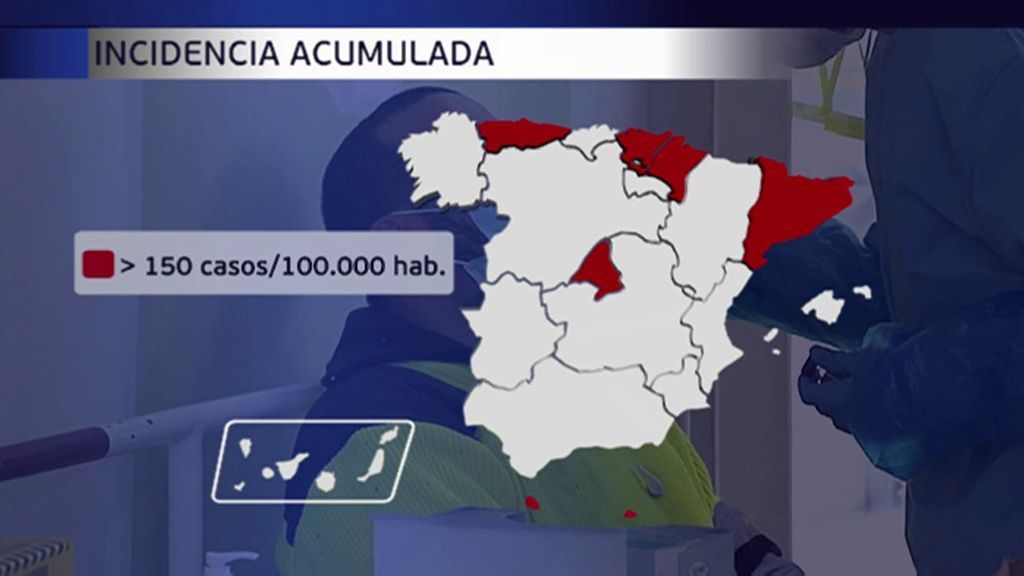 Sigue incrementándose la incidencia por covid en España