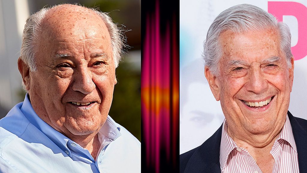 Amancio Ortega y Mario Vargas Llosa