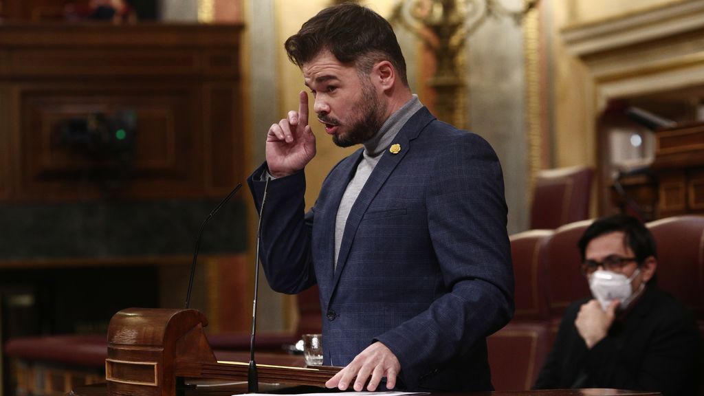 La amenaza de Rufián: "Sin amnistía a los presos la gobernabilidad está en peligro" La amenaza de Rufián: "Sin amnistía a los presos la gobernabilidad está en peligro"