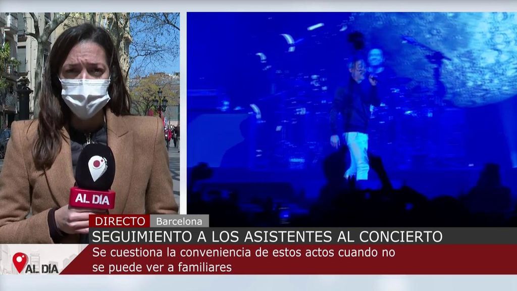 "Emoción y nervios" en el concierto de Live of Lesbian de Barcelona, el primero masivo en pandemia