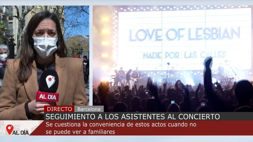 División entre los ciudadanos de Barcelona tras la celebración del concierto de Love of Lesbian