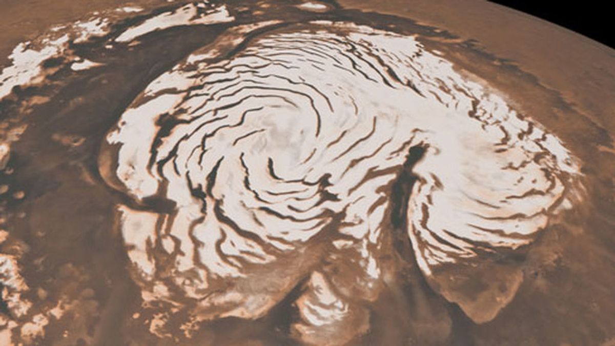 Resuelto el misterio sobre el origen de los cañones de hielo en forma de espiral de Marte