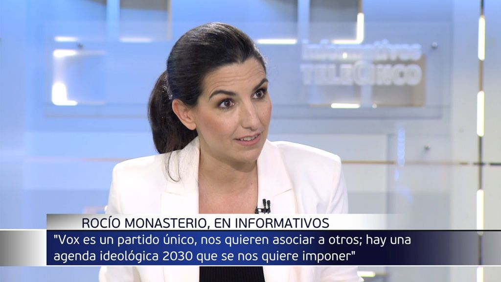 Rocío Monasterio, sobre VOX y la extrema derecha: "Nosotros lo que somos es de extrema necesidad"