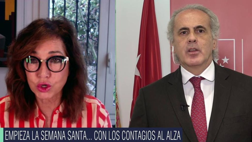 Ruiz Escudero analiza los contagiados y la cuarta ola de madrid