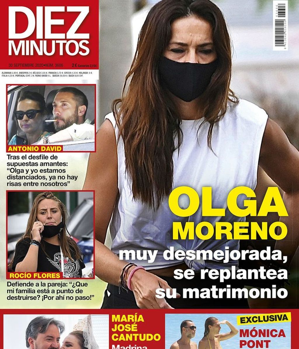 Olga Moreno, en la portada de Diez Minutos