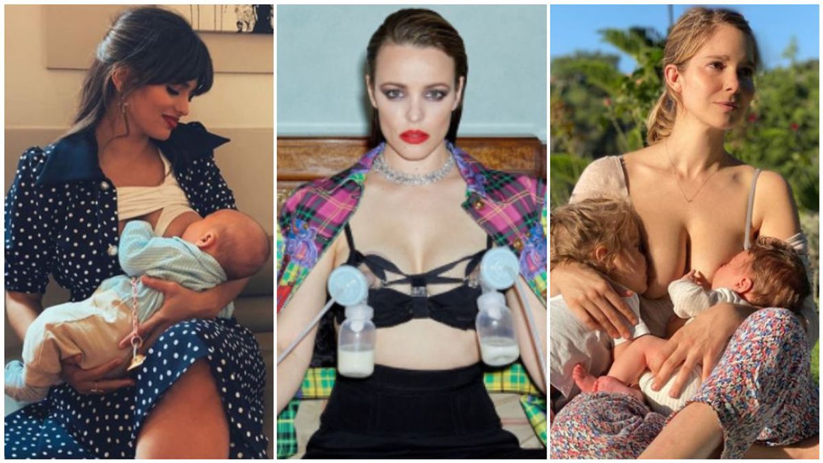 Sara Sálamo, Rachel McAdams, Natalia Sánchez y otras celebs que han normalizado la lactancia: así han reivindicado dar el pecho en público.