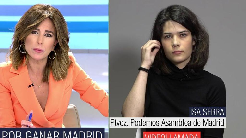 Isa Serra, sobre el escrache denunciado por Villacís: "No es comparable"