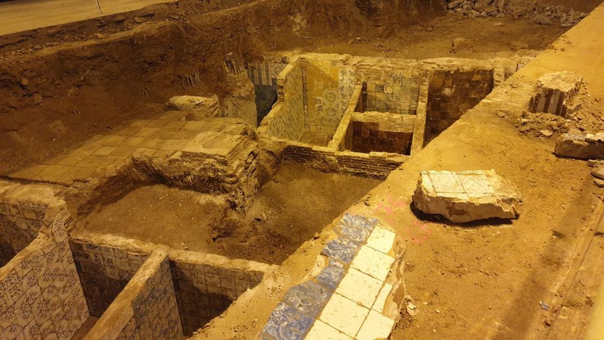 Unas obras en Barcelona descubren una edificación de varios siglos de antigüedad Unas obras en Barcelona descubren una edificación de varios siglos de antigüedad