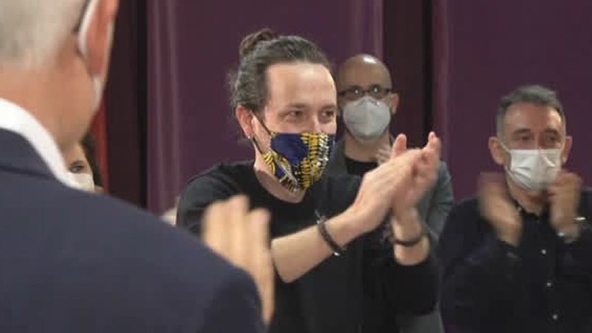 Iglesias presenta su campaña para el 4M en Madrid Iglesias presenta su campaña para el 4M en Madrid