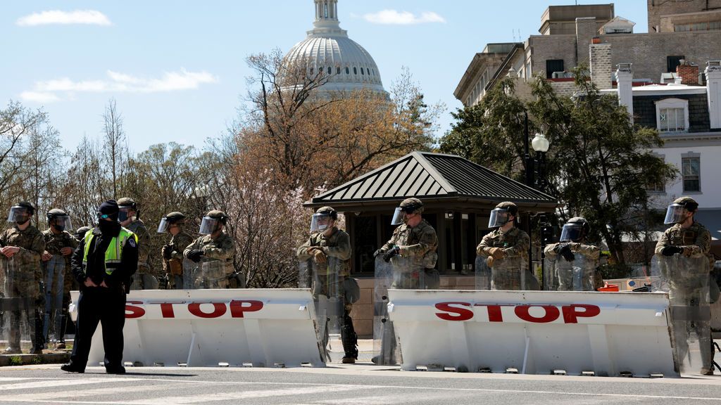 la Guardia Nacional se despliega en el Capitolio
