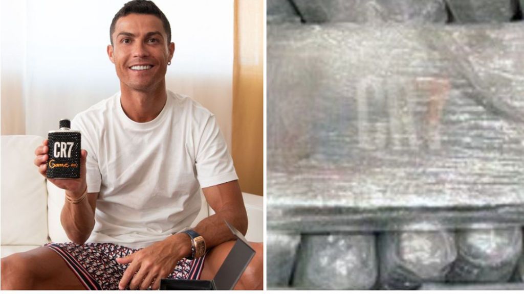 Encuentran un alijo de 50 kilos de cocaína con el logo 'CR7' de Cristiano Ronaldo