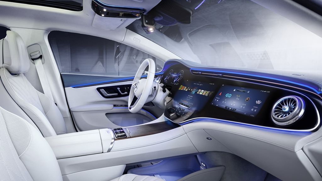 HABITÁCULO DEL MERCEDES EQS DE PRODUCCIÓN 1