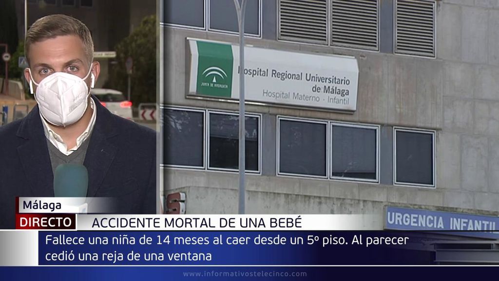 Muere una bebé de 14 meses tras caer desde una quinta planta en Málaga