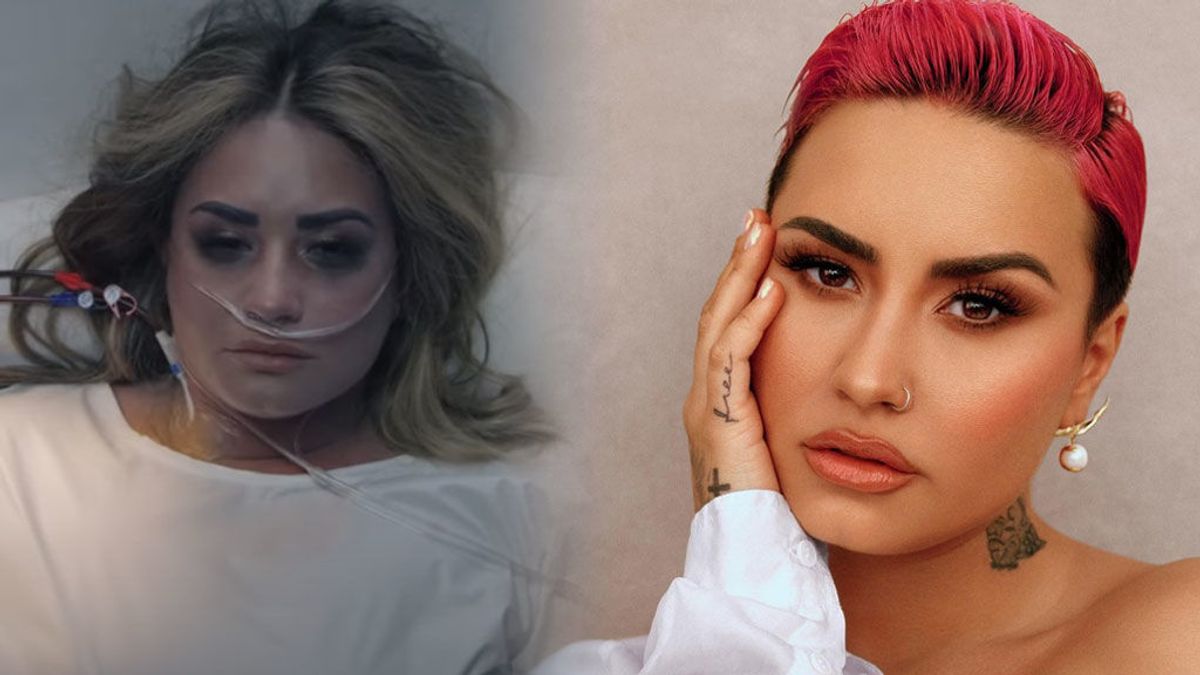 Demi Lovato recrea con imágenes la noche en la que sufrió su sobredosis y abusaron de ella en su último videoclip