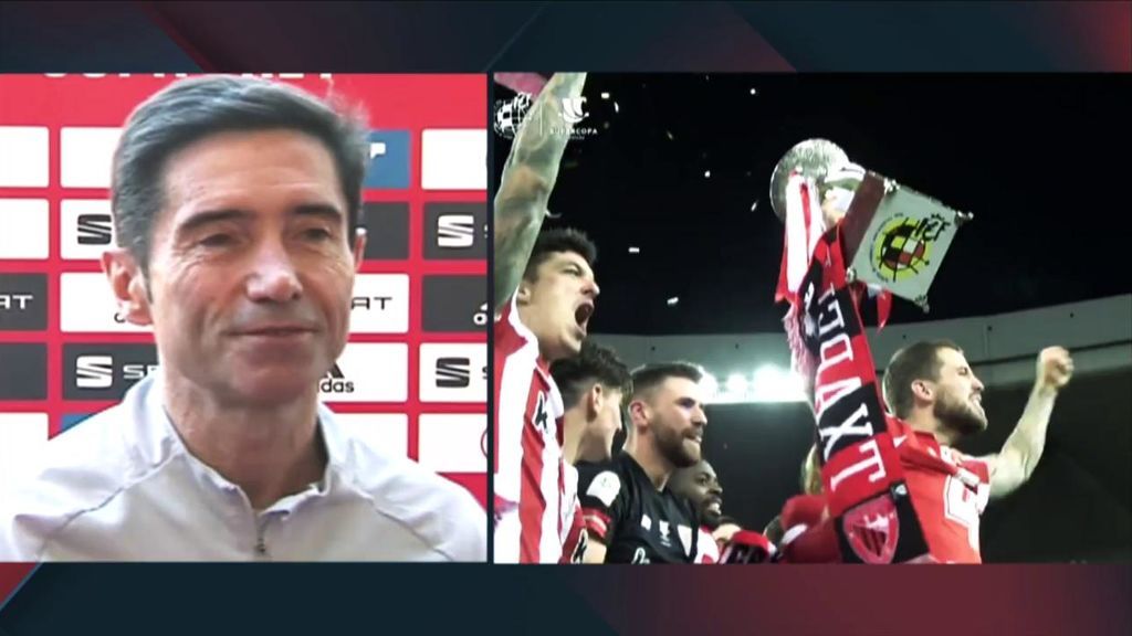 Marcelino, a horas de la final vasca: "La Supercopa es historia, ahora queremos la Copa"