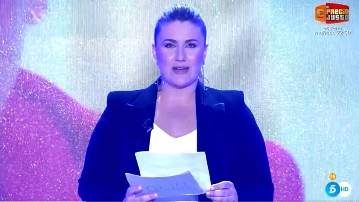 Carlota Corredera, en el especial de Rocío Carrasco Carlota Corredera, en el especial de Rocío Carrasco