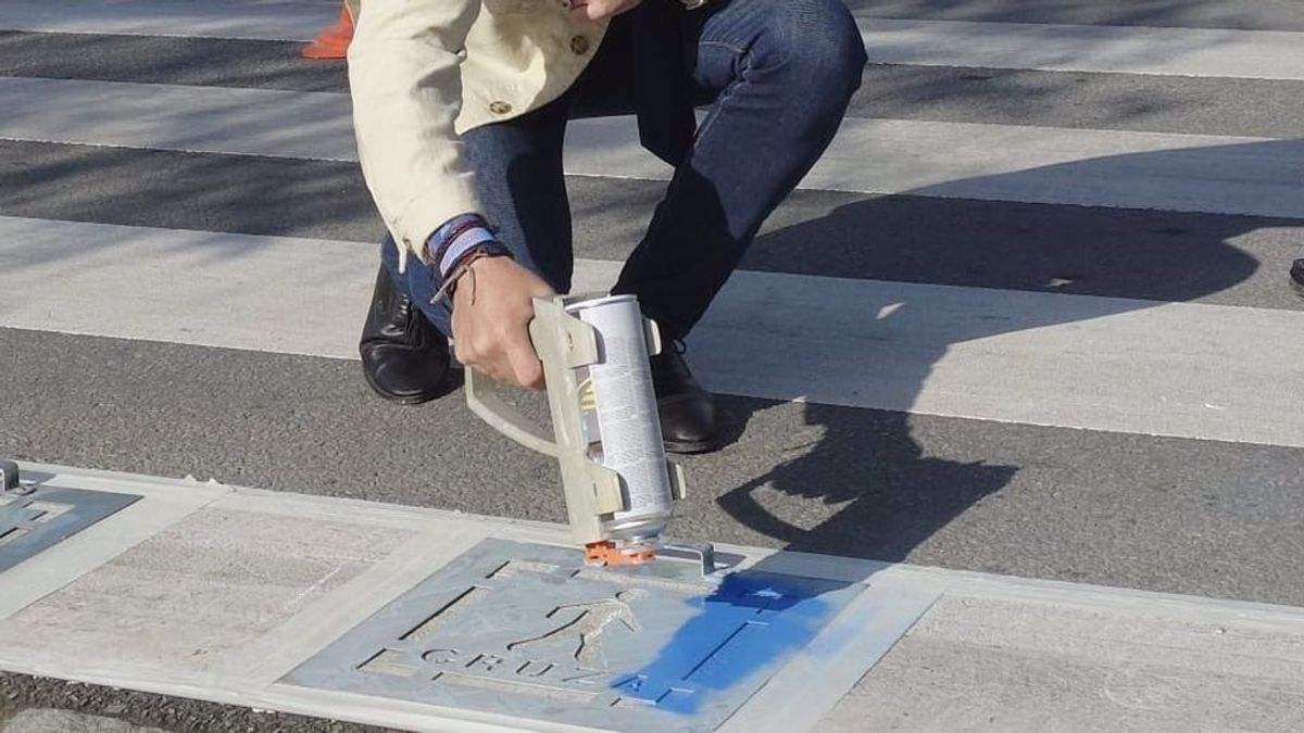 Granada adapta sus pasos de peatones a personas con trastornos del espectro autista Granada adapta sus pasos de peatones a personas con trastornos del espectro autista