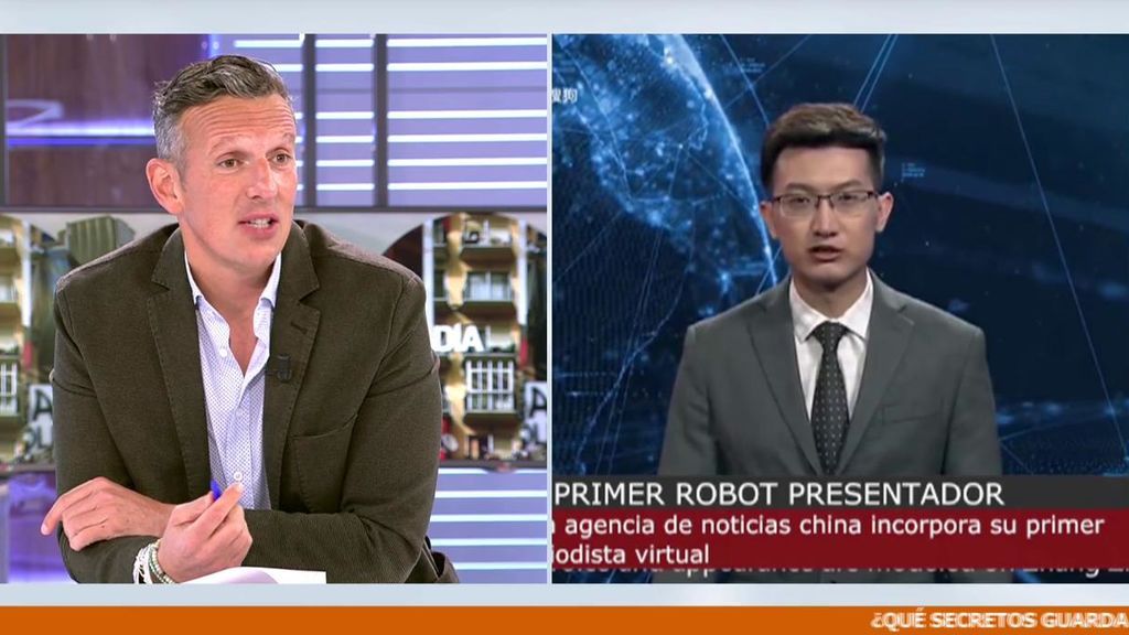 Joaquín Prat alucina con el primer robot presentador del mundo