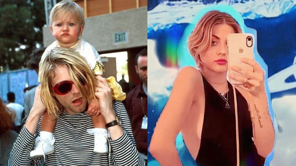Orfandad, drogas y reinvención ‘it’: La vida de Frances, la hija de Kurt Cobain