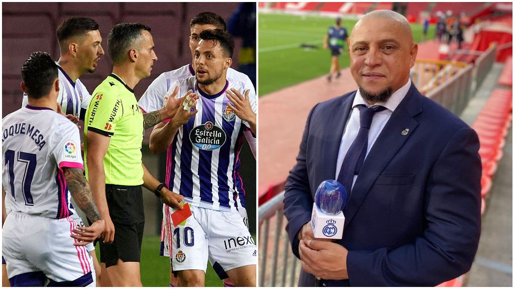 Roberto Carlos ironiza sobre el arbitraje del Barcelona - Valladolid.