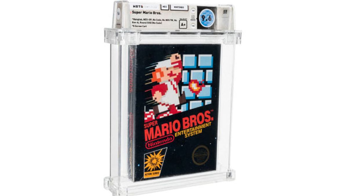 El videojuego más caro de la historia se subasta por 660.000 dólares: una copia rara de Super Mario Bros.