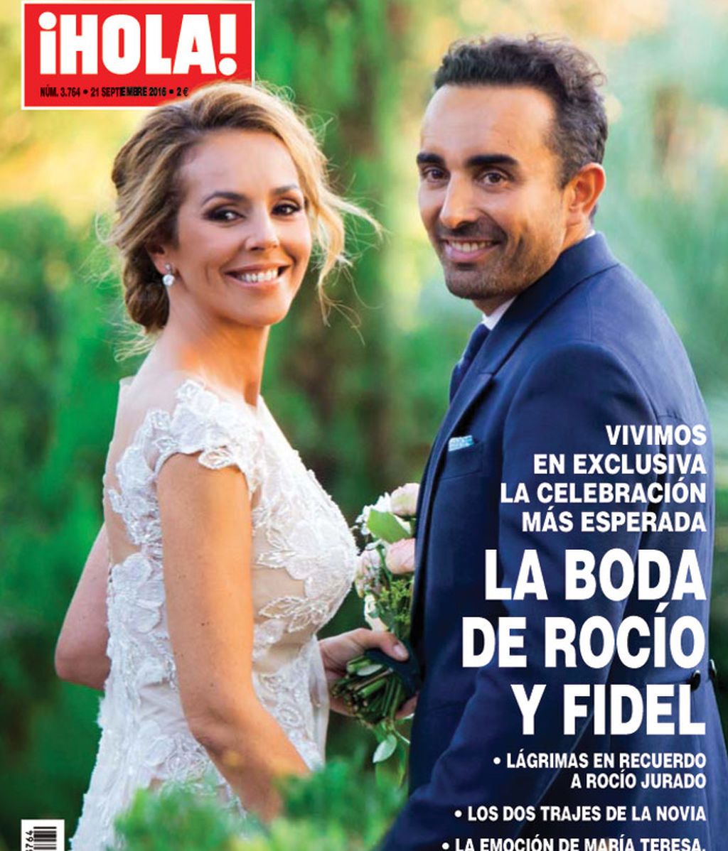 La boda de Rocío Carrasco y Fidel Albiac, en ¡Hola!