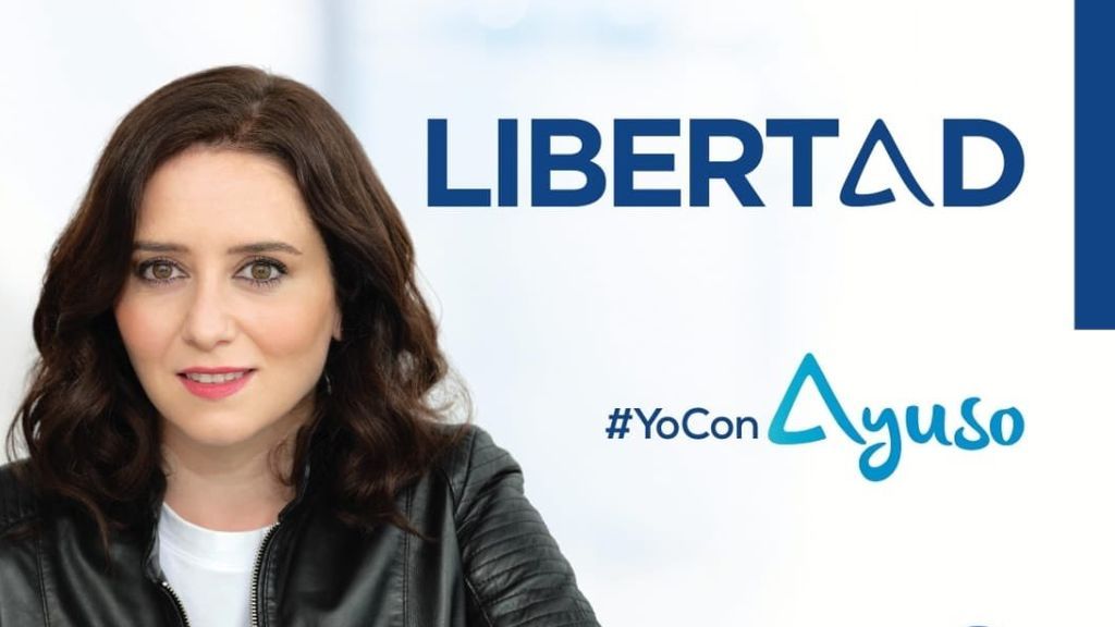 Cartel electoral Isabel Díaz Ayuso Cartel electoral Isabel Díaz Ayuso