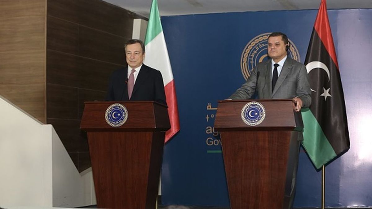 Draghi intenta recuperar la influencia italiana en Libia, ahora en manos de Turquía