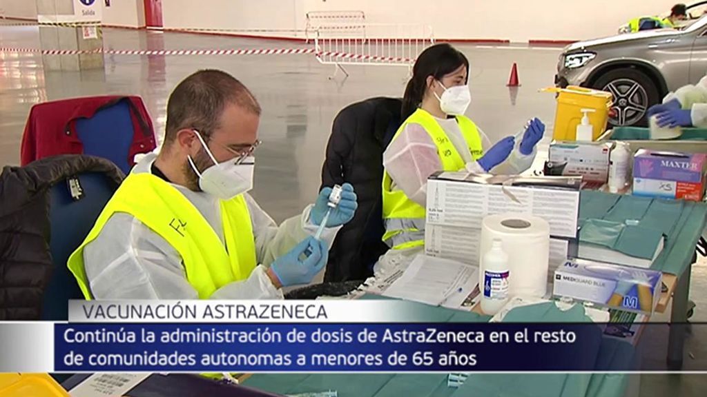 El resto de comunidades sigue vacunando con Astrazeneca