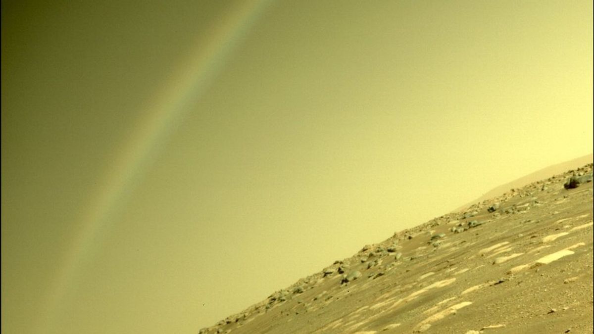 ¿Se ha formado realmente un arcoíris en Marte? Una imagen causa revuelo en las redes