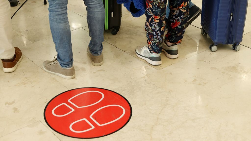 Señalética en el aeropuerto de Madrid-Barajas