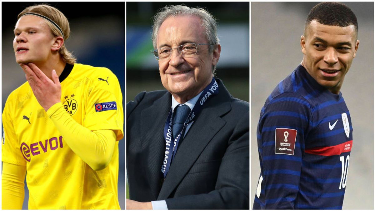 Florentino negociará primero con Mbappé y luego con Haaland. Florentino negociará primero con Mbappé y luego con Haaland.