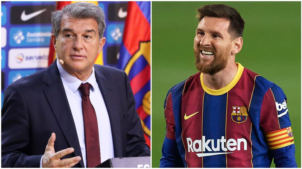 Laporta trabaja en la oferta de renovación de Messi.