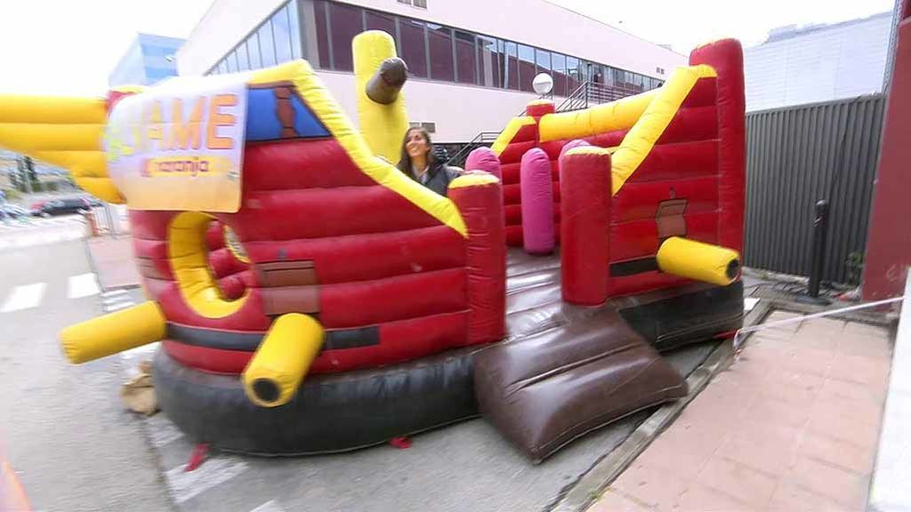 Anabel Pantoja en nuestro barco encallado